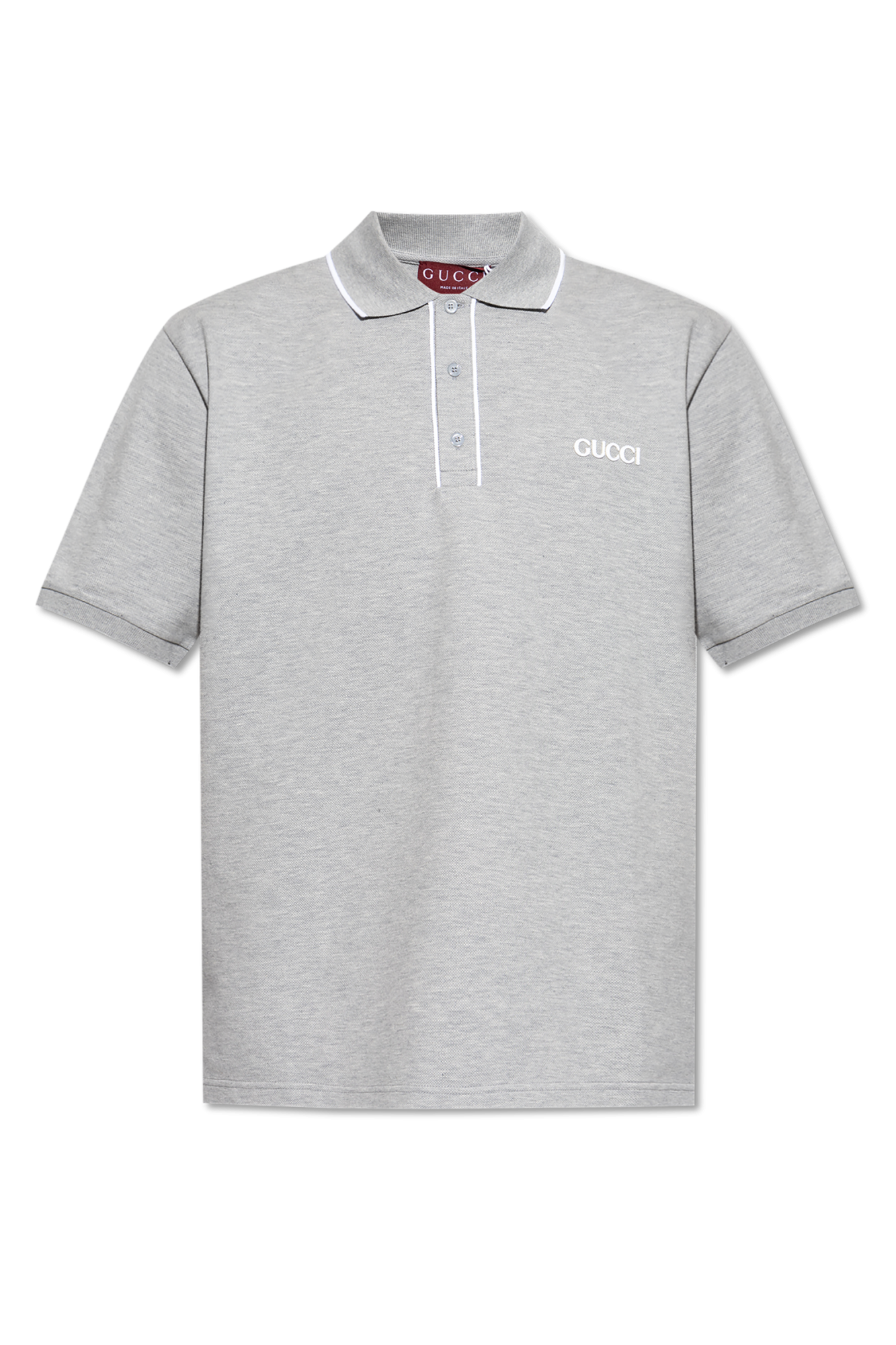 Gucci Polo with embroidered logo | Men's | Vitkac